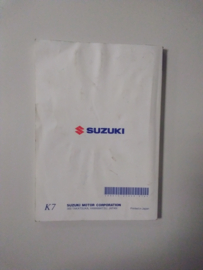 Gebruikershandleiding Suzuki GSX-R1000 - Engelstalig