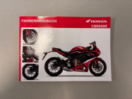 Gebruikershandleiding Honda CBR650R - Duitstalig