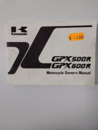 Gebruikershandleiding Kawasaki GPX500R-GPX600R - Engelstalig