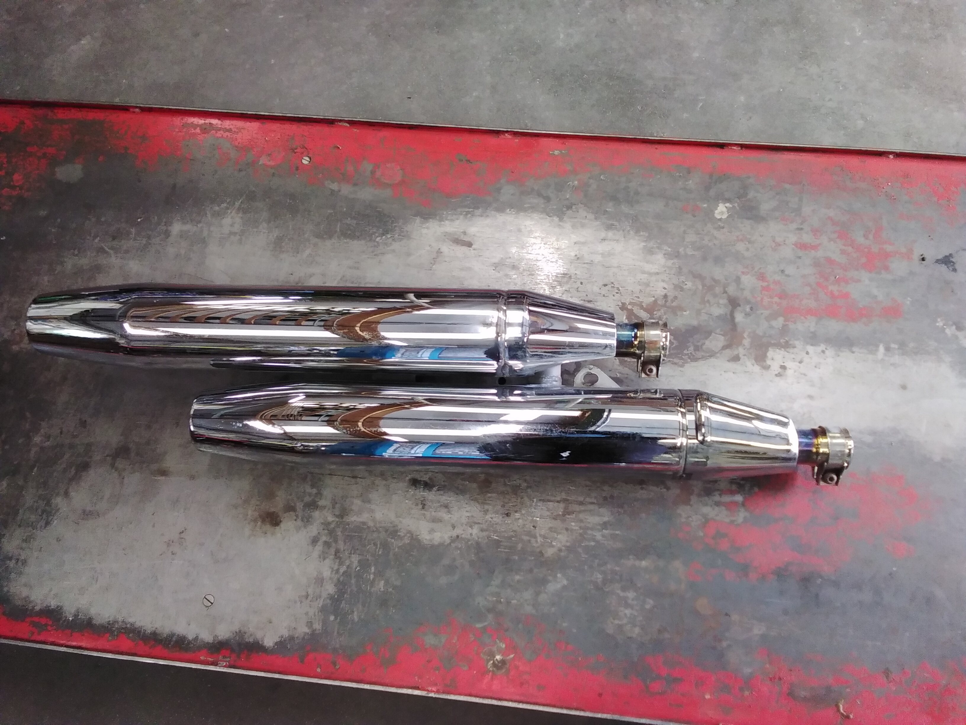 XVS1100 Dragstar Demper / Uitlaat