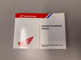 Garantieboekje Honda algemeen