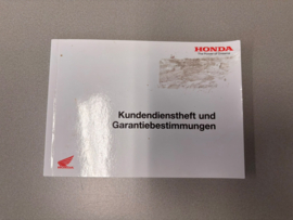 Garantieboekje Honda algemeen, Duitstalig