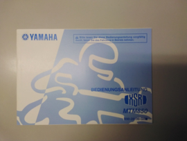 Gebruikershandleiding Yamaha MTM850 - Duitstalig