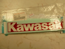 Sticker Kawasaki metallic rood