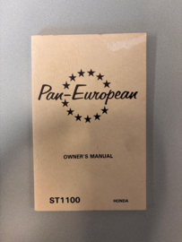 Gebruikershandleiding Honda ST1100 Pan European - Engelstalig