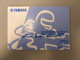Gebruikershandleiding Yamaha Fazer FZ6-S/FZ6-SS - Duitstalig