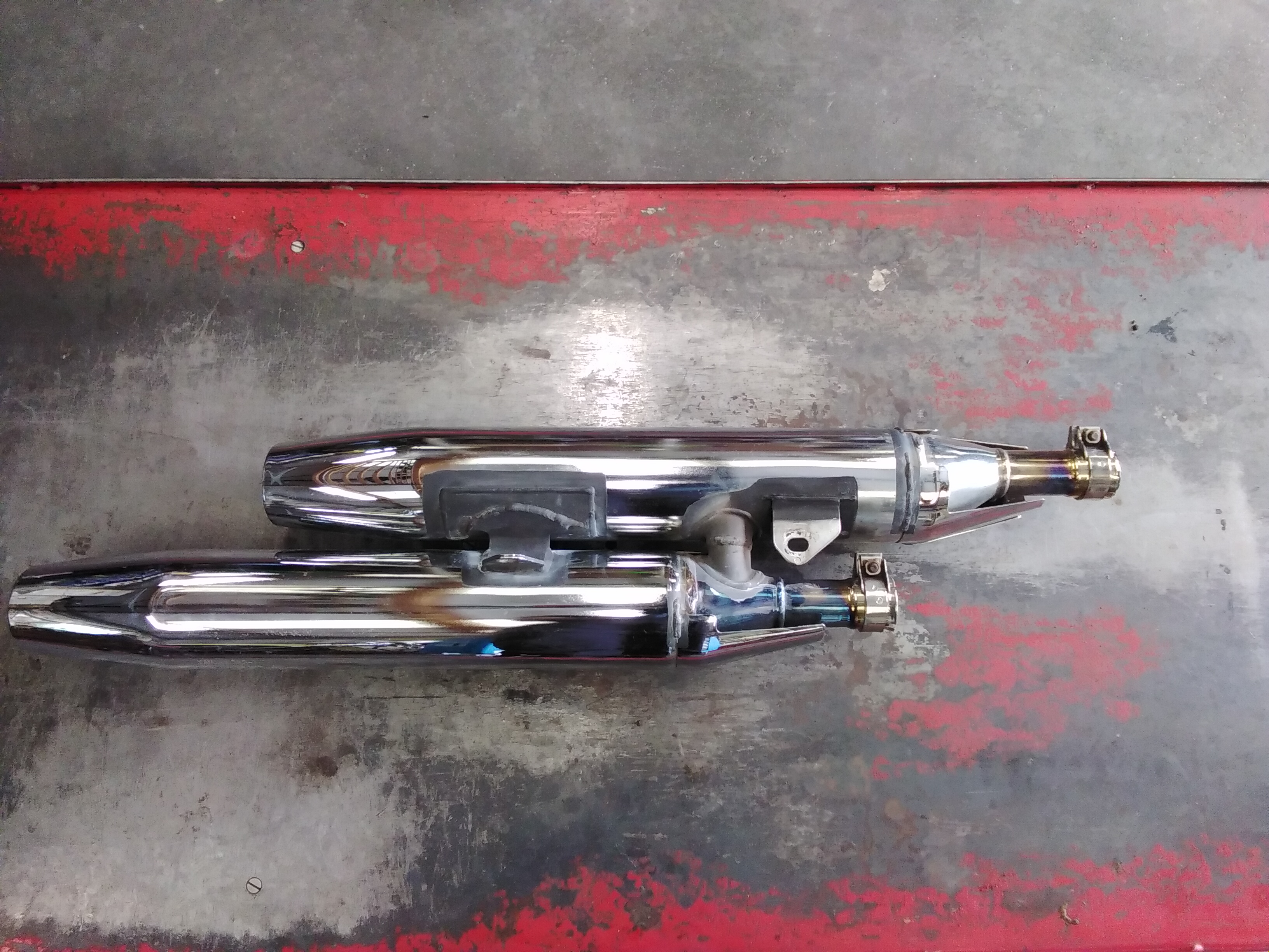 XVS1100 Dragstar Demper / Uitlaat