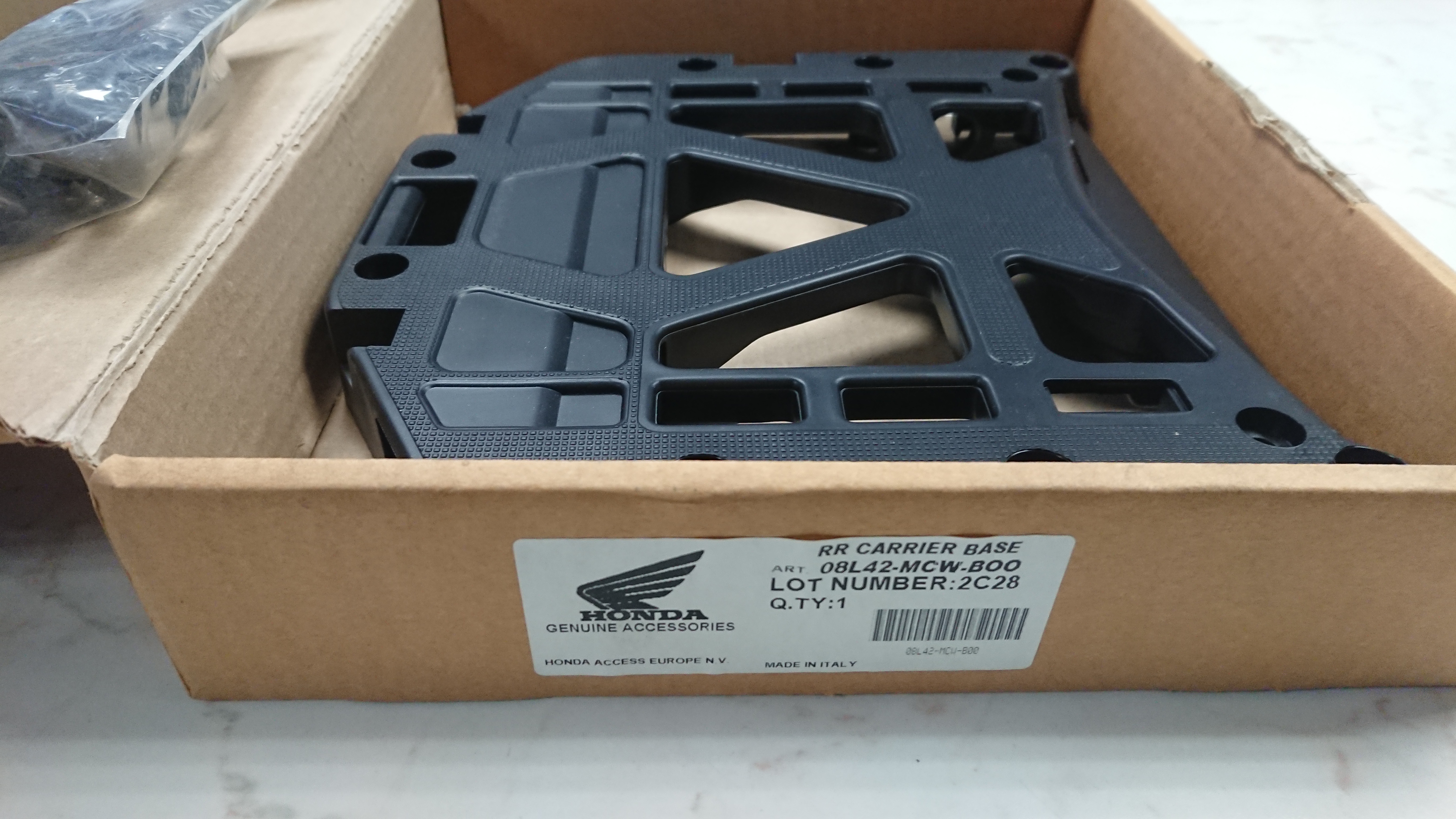 Honda topkofferdrager 08L42-MCW-B00