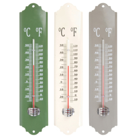 Buiten thermometer groen