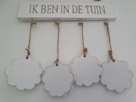 Tuinhanger, ik ben in de tuin.