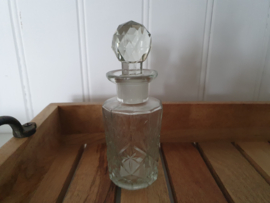 Brocante glas en zilver