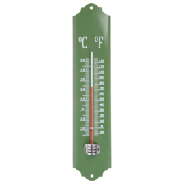 Buiten thermometer groen