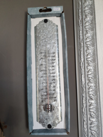 Buitenthermometer zink
