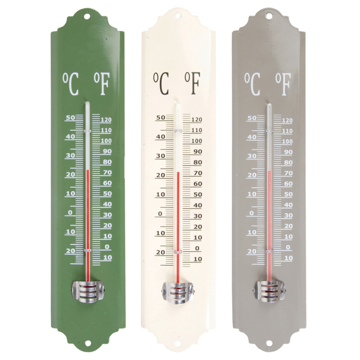 Oplossen menu Vrijlating Buiten thermometer groen | Buitenthermometer | villa-brocante