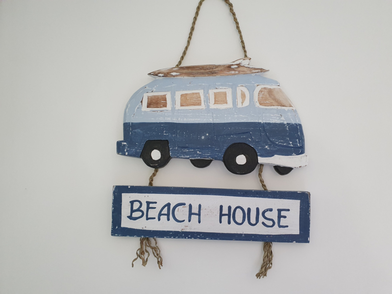 Houten hanger busje beach house