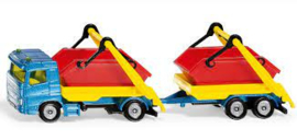 Vrachtwagen met containers