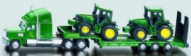 Dieplader met John Deere tractoren