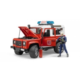 Brandweer jeep met poppetje