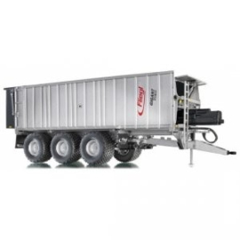 Fliegl met strooiinrichting