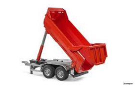 Halfpipe aanhanger voor vrachtwagens
