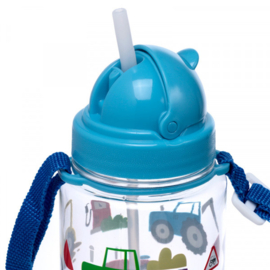 Drinkfles met rietje