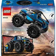 Blauwe monstertruck