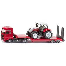 MAN met dieplader en Steyr