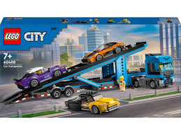 Autotransporter met sportwagens