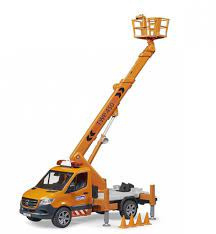 MB Sprinter  TWP 450 platte wagen met hoogwerker