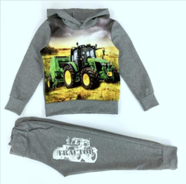 Joggingpak grijs John Deere