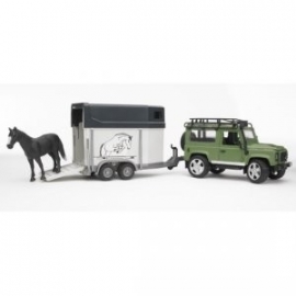 Jeep / Landrover met paardentrailer