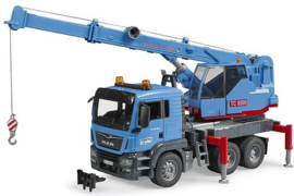 MAN TGS kraan blauw