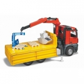 MB kiepwagen met kraan
