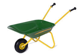 Kruiwagen in John Deere kleuren