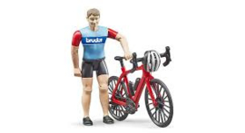 Racefiets met pop (wielrenner)