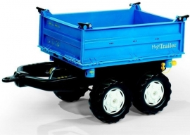 Mega trailer blauw