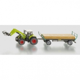 Claas tractor met aanhanger