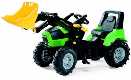 Deutz Agrotron 265 met luchtbanden en voorlader