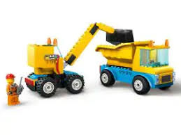 Kiepwagen, bouwtruck en sloopkraan
