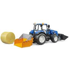 New Holland T5.120 met voorlader en laadbak