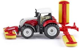 Steyr met 3 delige maaier