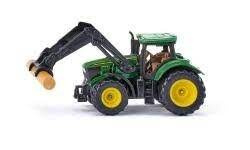 John Deere met houtstamgrijper