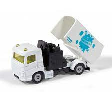 Veegmachine en vuilniswagen