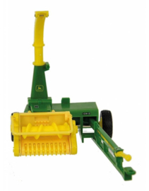 John deere getrokken grashakselaar
