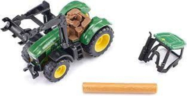 John Deere met houtstamgrijper