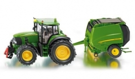 John Deere met balenpers