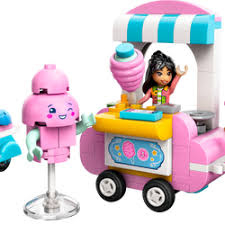 Suikerspinkraam en scooter