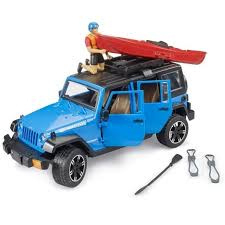 Jeep Wrangler Rubicon met Kajak