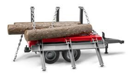 Bomenaanhanger met bomen