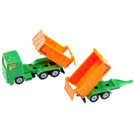 Kiepwagen met aanhanger